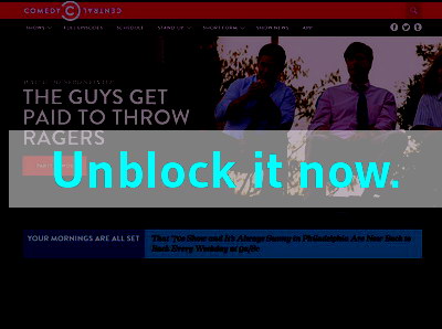 Click here to unblock Comedy Central