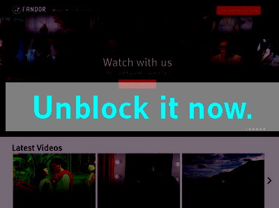 Click here to unblock Fandor