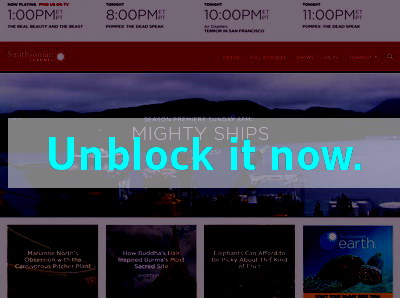 Click here to unblock Smithsonian Channel