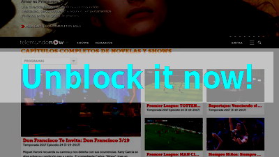 Click here to unblock Telemundo Now