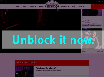 Click here to unblock Utopia